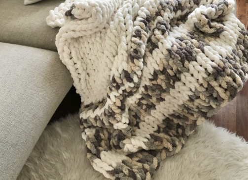 Wolldecken im Chalet